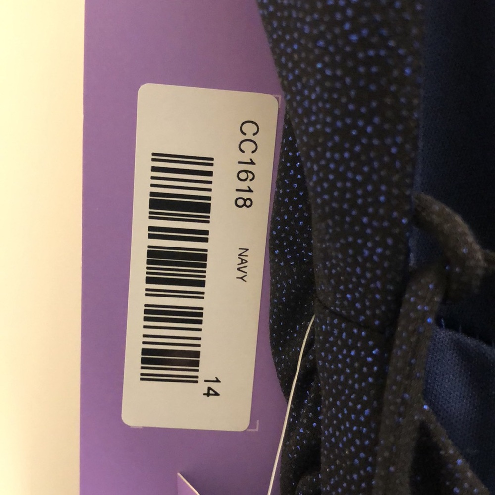 Brand new long navy blue sparkly dress. - Picture 9 of 9
